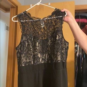 Black formal dress